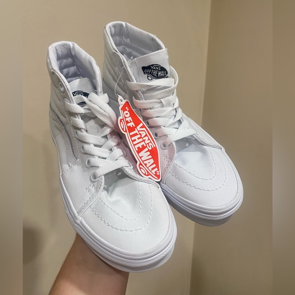 Youth Size 2 Vans Sk8 Hi Shoes - Picture 4 of 5